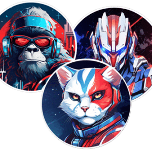 Reflective Stickers  | Space | Bundle (6. Stk.)