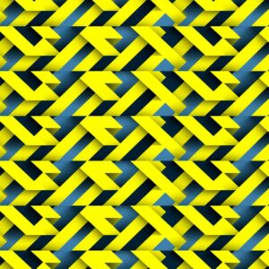 Racing | Tiles | 3D Rectangles Diagonal | neon yellow, blue